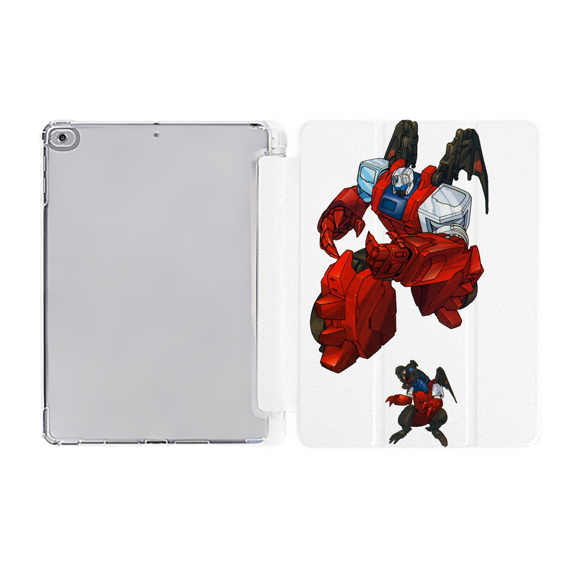 （画像用）  IPad ケース ペン収納付き 三つ折りスタンド PUレザー×シリコン 対応機種9.5/10.5/10.9インチ